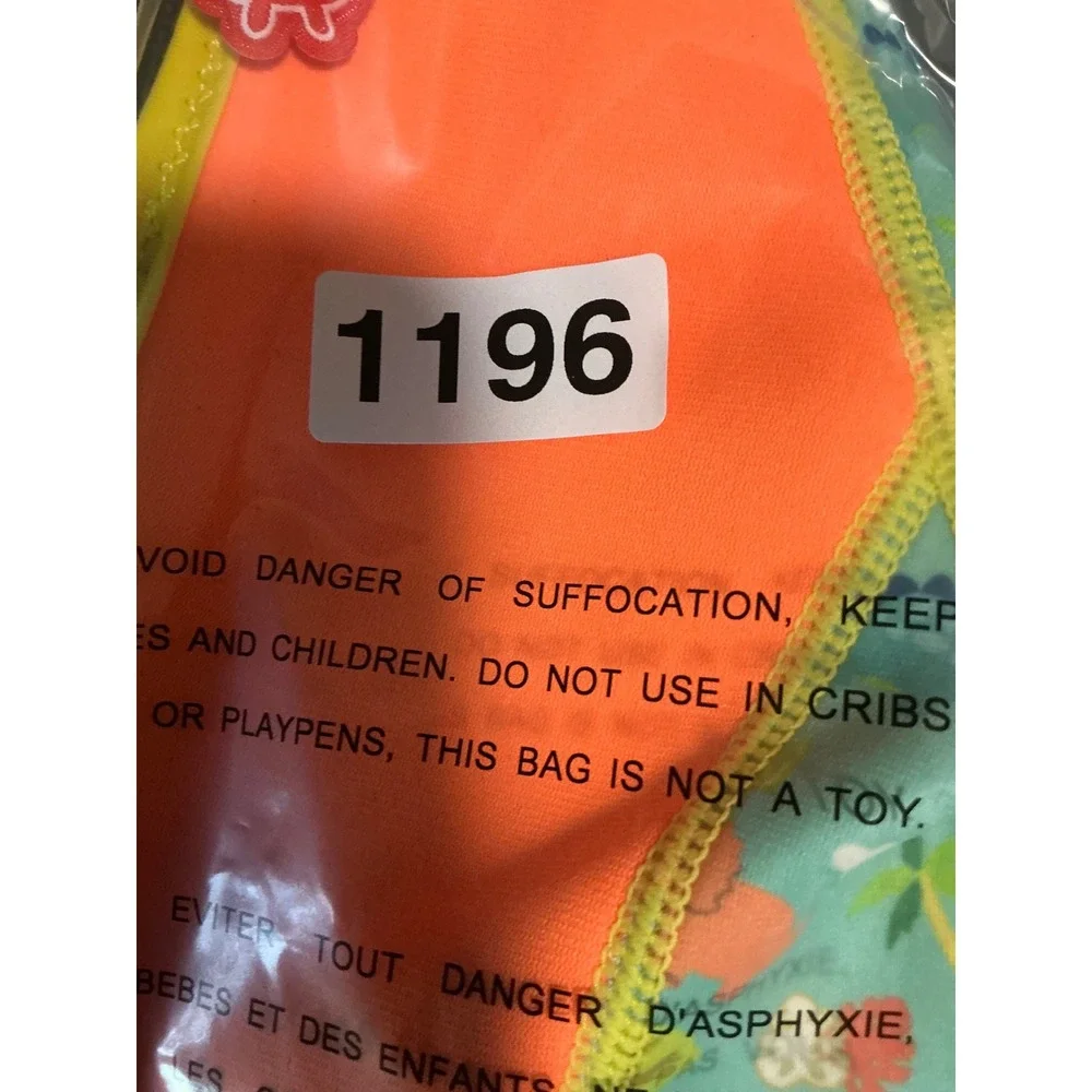 Cheekaaboo  Kids Thermal Swimsuit Orange Dino‎ 6-12 Months Neoprene UPF50